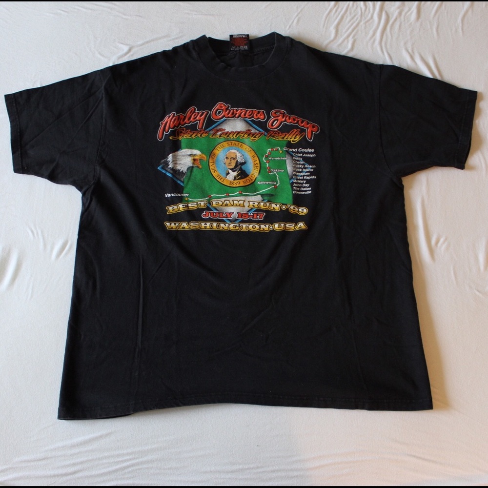 Vintage 1999 Washington Harley Davidson T-shirt